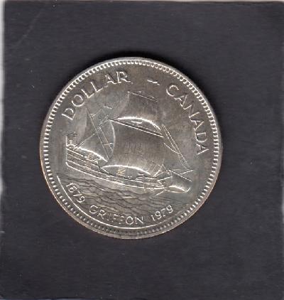 Beschrijving: 1 Dollar  GRIFFON  SHIP